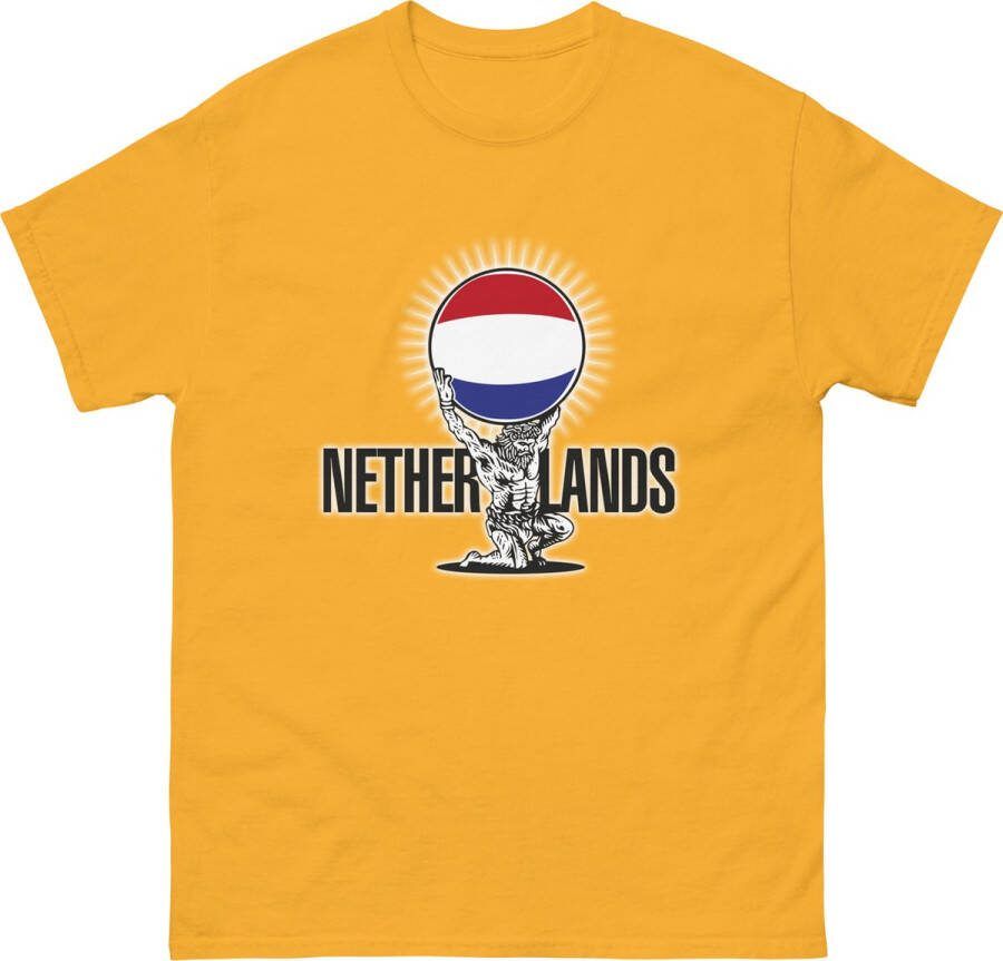 FanQlub com EK Voetbal 2024 T-shirt Goudkleur 3XL