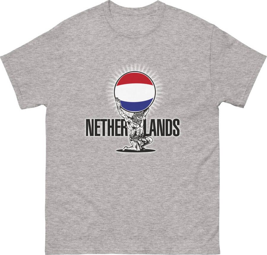 FanQlub com EK Voetbal 2024 T-shirt Sportgrijs 3XL