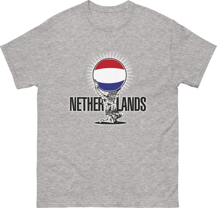 FanQlub com EK Voetbal 2024 T-shirt Sportgrijs L