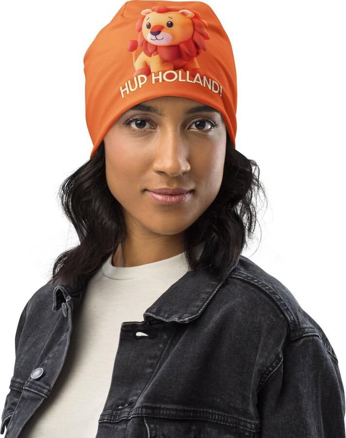FanQlub com Hup Holland! Beanie EK Voetbal 2024 M