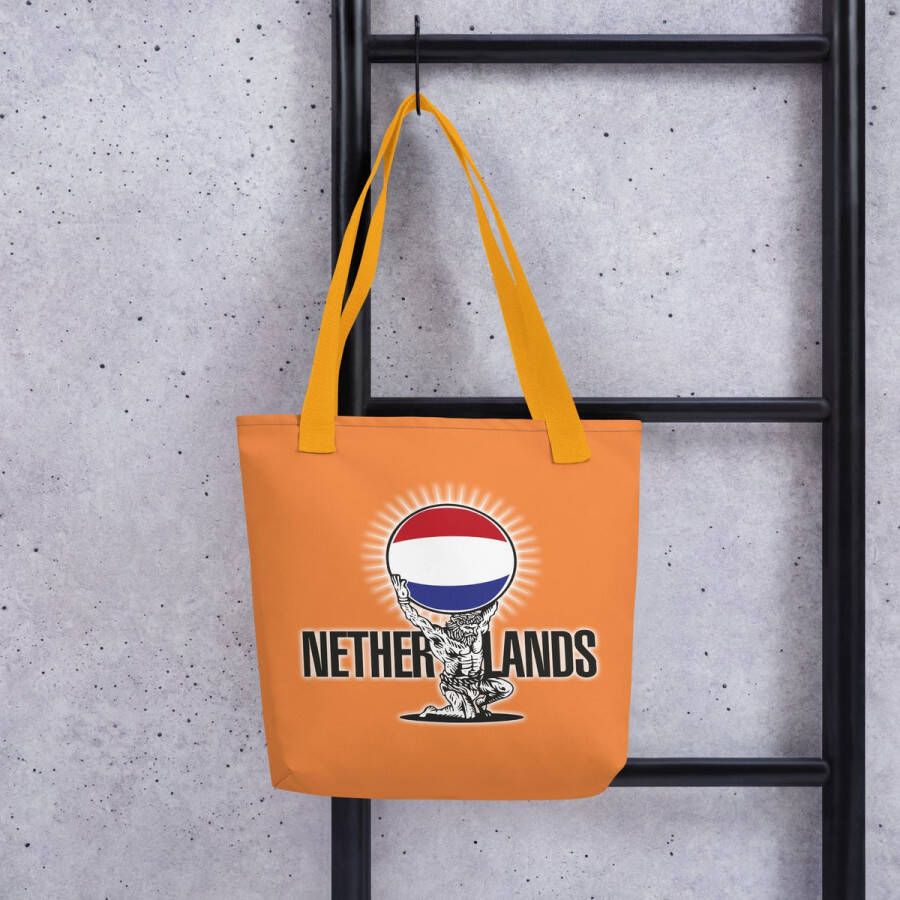 FanQlub com Stoffen tas EK Voetbal 2024 Geel