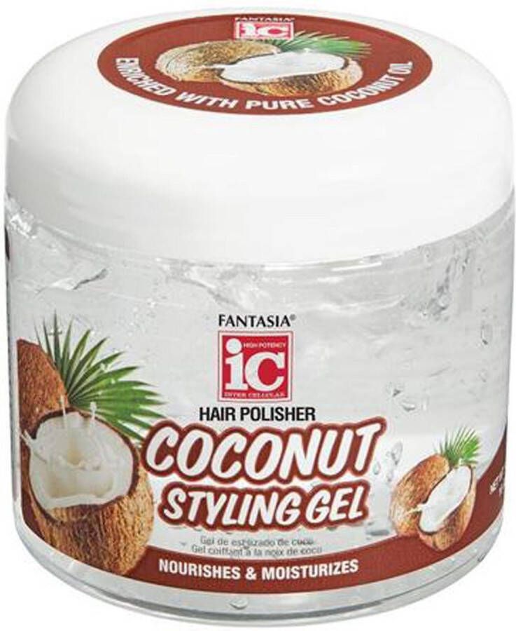 Fantasia IC Hair Polisher Styling Gel Coconut 454 gr