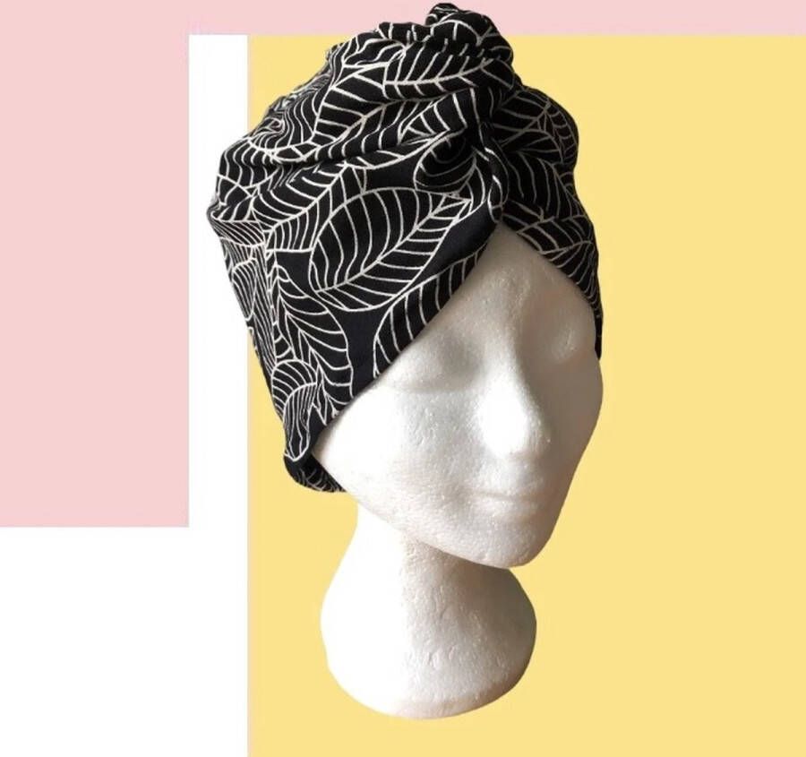 Fantasteez Hoofdhanddoek tricot Mystic Feather | headwrap | Haar droger | CG methode | Krullend haar | Curly Girl | haar handdoek