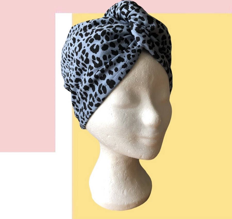 Fantasteez Hoofdhanddoek tricot Paradise | headwrap | Haar droger | CG methode | Krullend haar | Curly Girl | haar handdoek