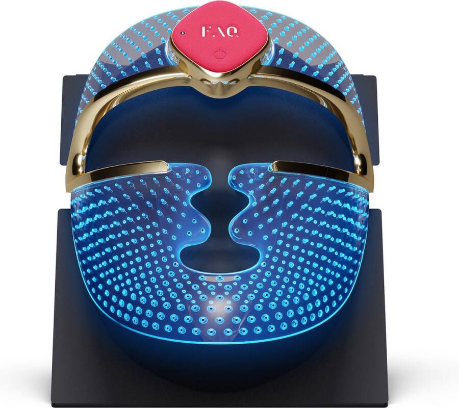 FAQ ™ 201 Ultra-lichtgewicht siliconen RGB LED anti-aging gezichtsmasker