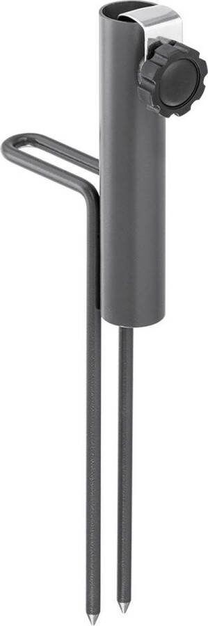 FARE Parasolvoet Ø 12 tot 26 mm Maximale Frameflexibiliteit Combineren met Parasol Strandparasolvoet Grijs