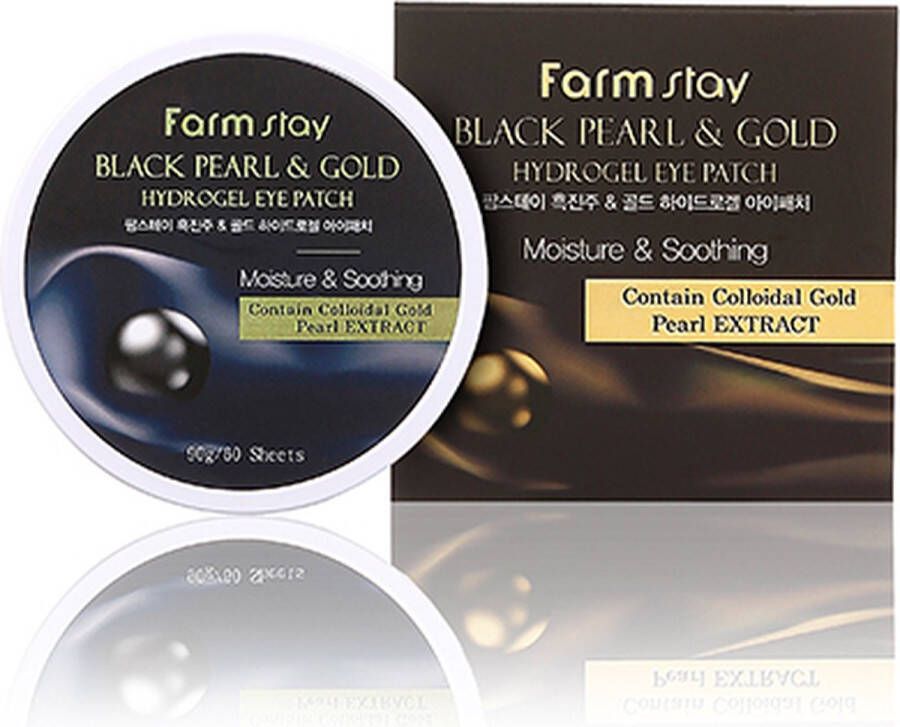 Farm Stay Black Pearl & Gold Hydrogel Eye Patch 60st.