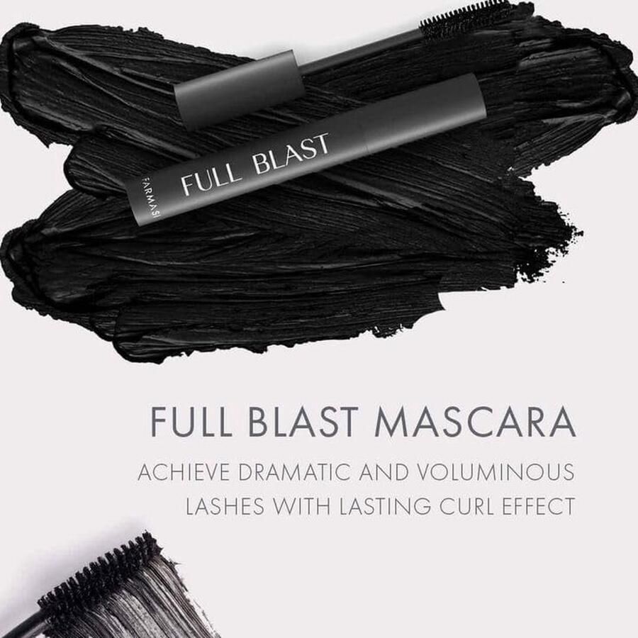 FARMASI Full Blast Mascara 10ML Ultra Black Scheidt de wimpers perfect Keratine verrijkte formule