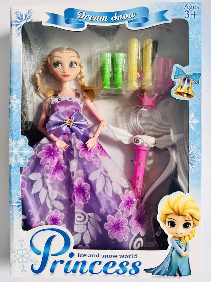 Fashion Frozen Speelgoed Frozen Poppen Set Frozen Speelgoed Meisjes Vanaf 4 jaar Anna 30CM