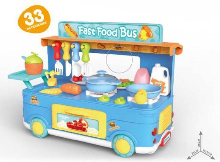 Fast Food bus Fast Food Truck | Speelset 3+