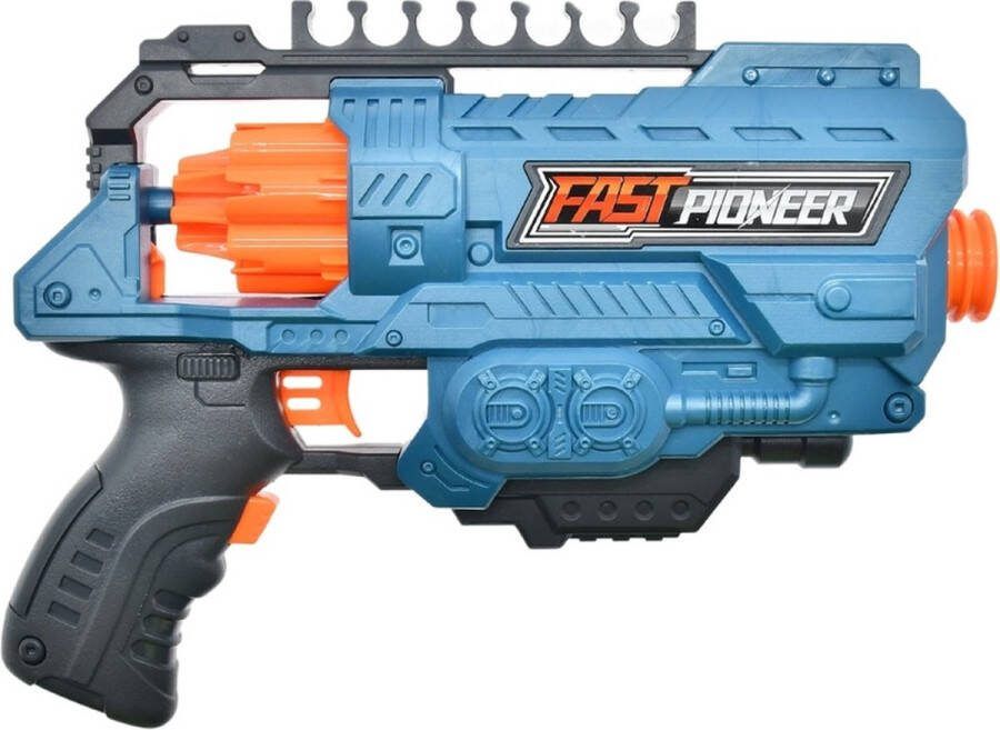 Fast Pioneer Speelgoedpistool Met Roterend Magazijn 16 Kogels