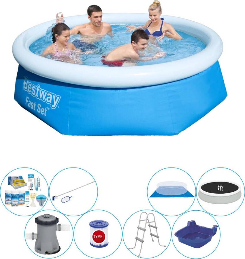 Bestway Fast Set Rond 244x66 Cm Deluxe Zwembad Deal