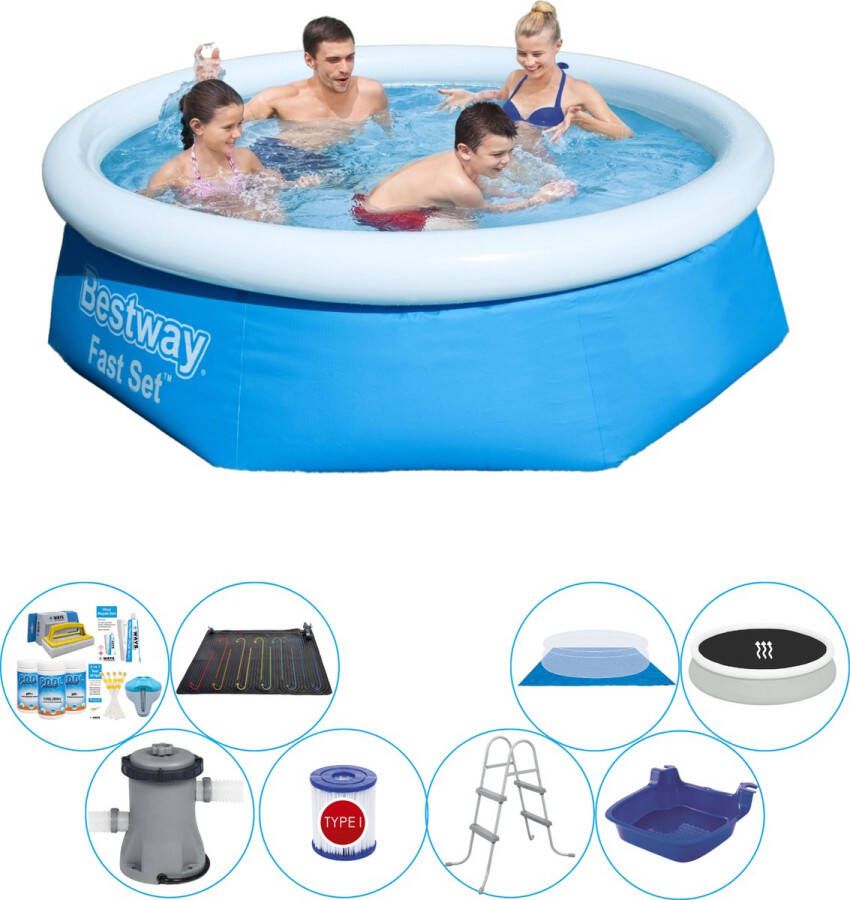 Bestway Fast Set Rond 244x66 Cm Deluxe Zwembad Set