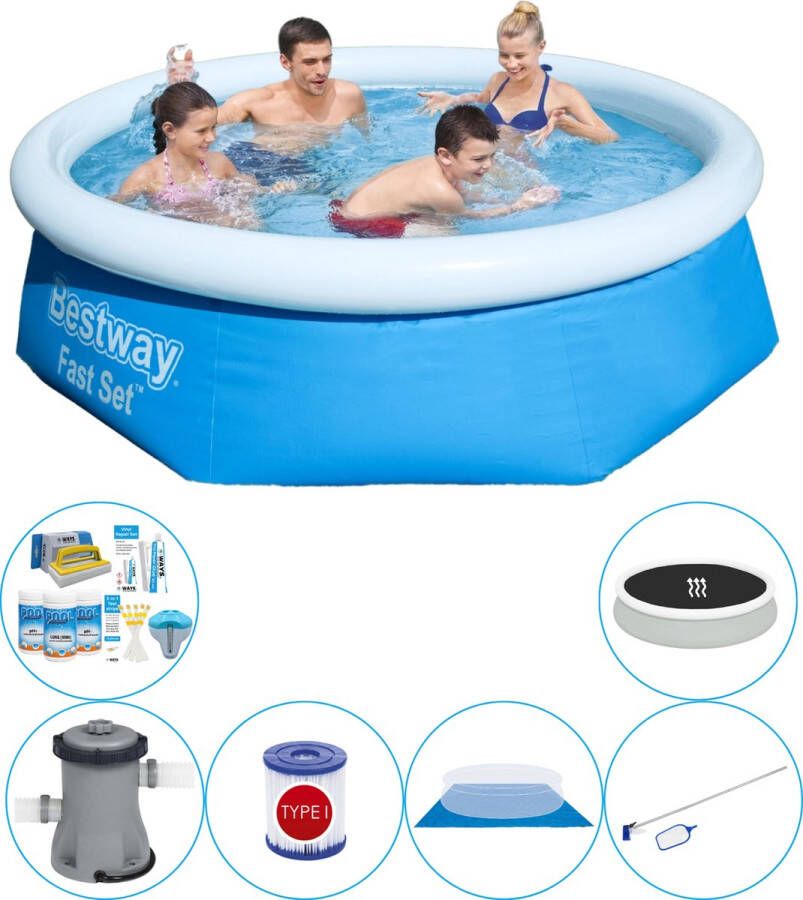 Bestway Fast Set Rond 244x66 Cm Zwembad Combinatie Set