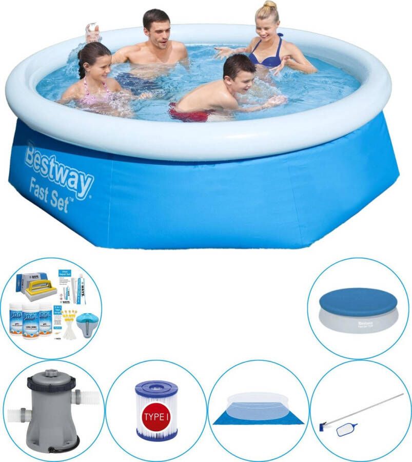 Bestway Fast Set Rond 244x66 Cm Zwembad Pakket