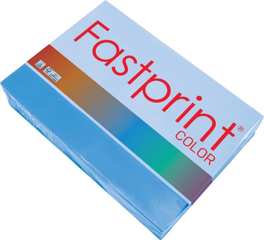 FastPrint Quantore Kopieerpapier A4 160gr diepblauw 250vel Pak a 250 vel 5 stuks