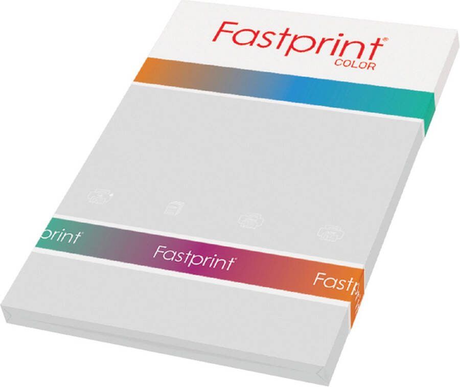 FastPrint Kopieerpapier -100 a4 120gr grijs Pak a 100 vel