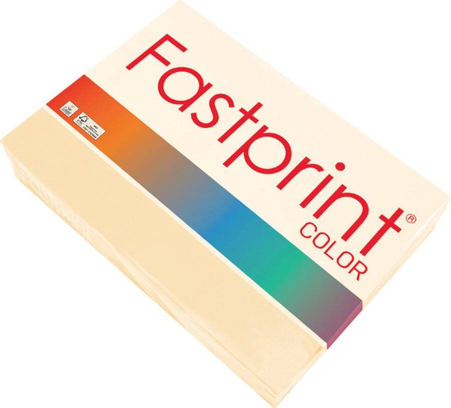 FastPrint Quantore Kopieerpapier A4 160gr creme 250vel Pak a 250 vel 5 stuks