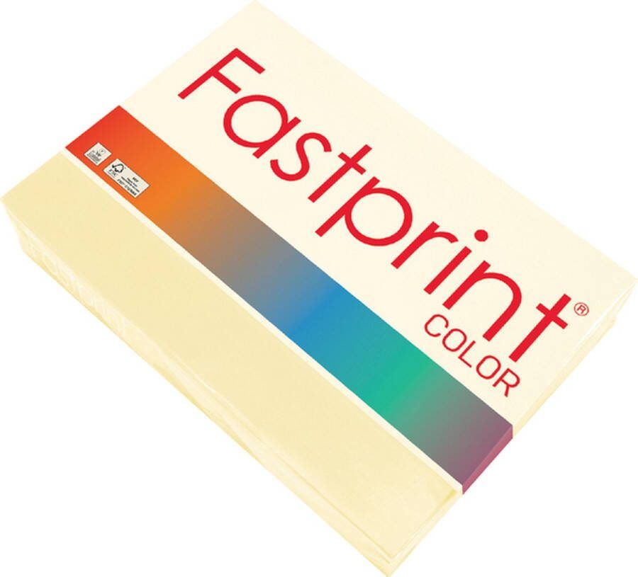 FastPrint Quantore Kopieerpapier A4 160gr ivoor 250vel Pak a 250 vel 5 stuks