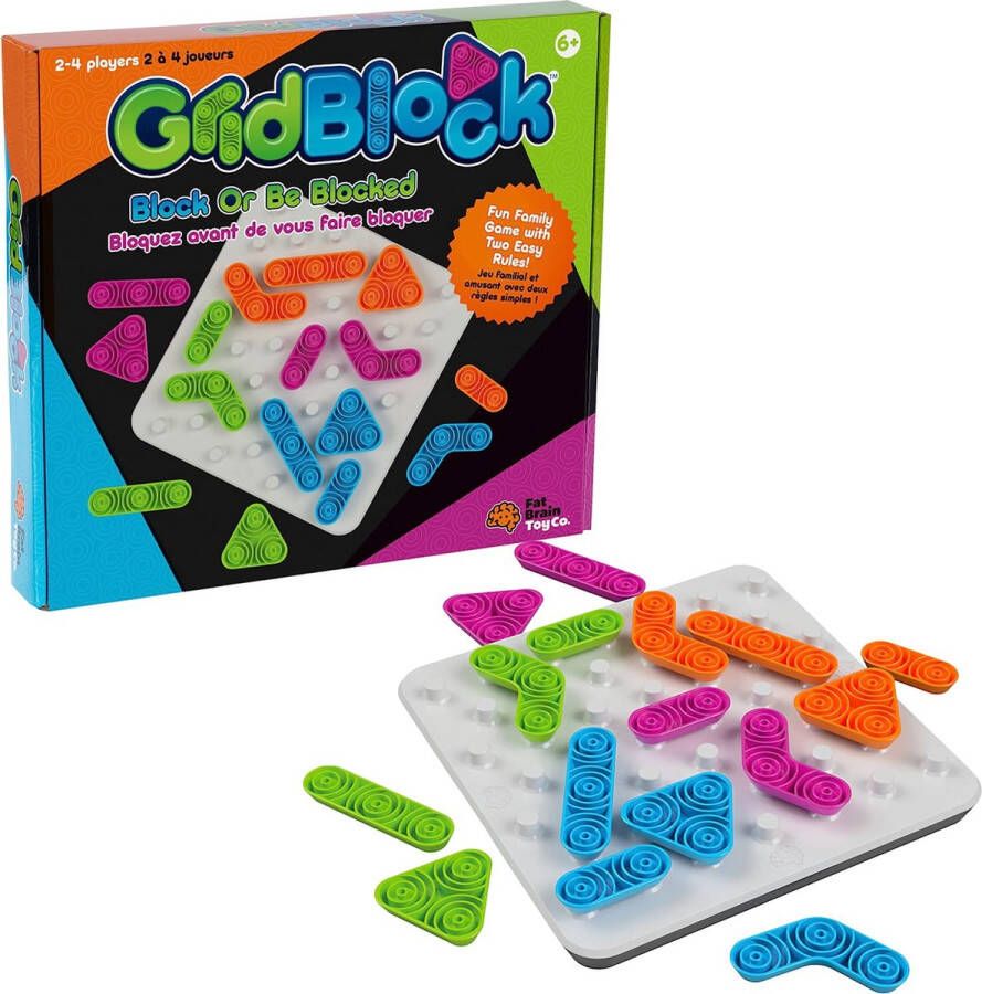 Fat Brain Toys Grindblock Brainbreker Familie spel