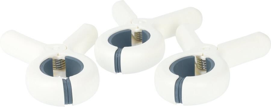 FB Pro 3 Grote Wasknijpers Handdoekklemmen Strandhandoek Klem Windbestendige Clips Wit