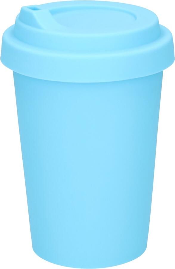 FB Pro Flex Koffiecup Buigbaar! Geschikt voor Onderweg Buigbare Siliconen Coffee Cup 330ml Koffiebeker To Go BPA-vrij! Koffie Cup Blauw