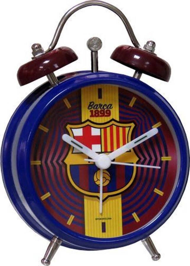 FC Barcelona Wekker 12 x 9 cm Blauw