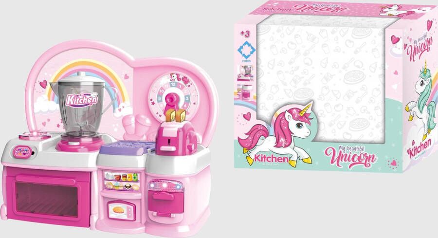 FDBW Meisje Speelgoed Keuken 4 jaar Roze Eenhoorn
