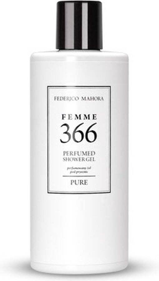 Federico Mahora Perfumed shower gel FM 366 geïnspireerd op black opium