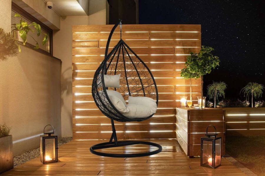 Feel Furniture Wicker hangstoel Peer voor binnen en buiten