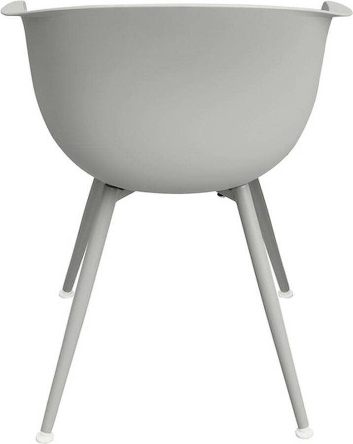 Feel Home Luxe kuipstoel voor buiten Light Grey Set van 2 stuks