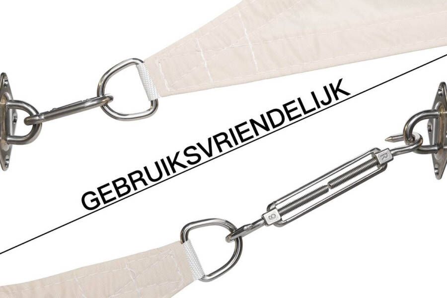 Feel Home Schaduwdoek bevestigingsset RVS