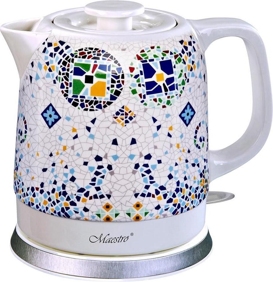 Feel-Maestro MR068 blue waterkoker 1 5 l Blauw Wit 1200 W