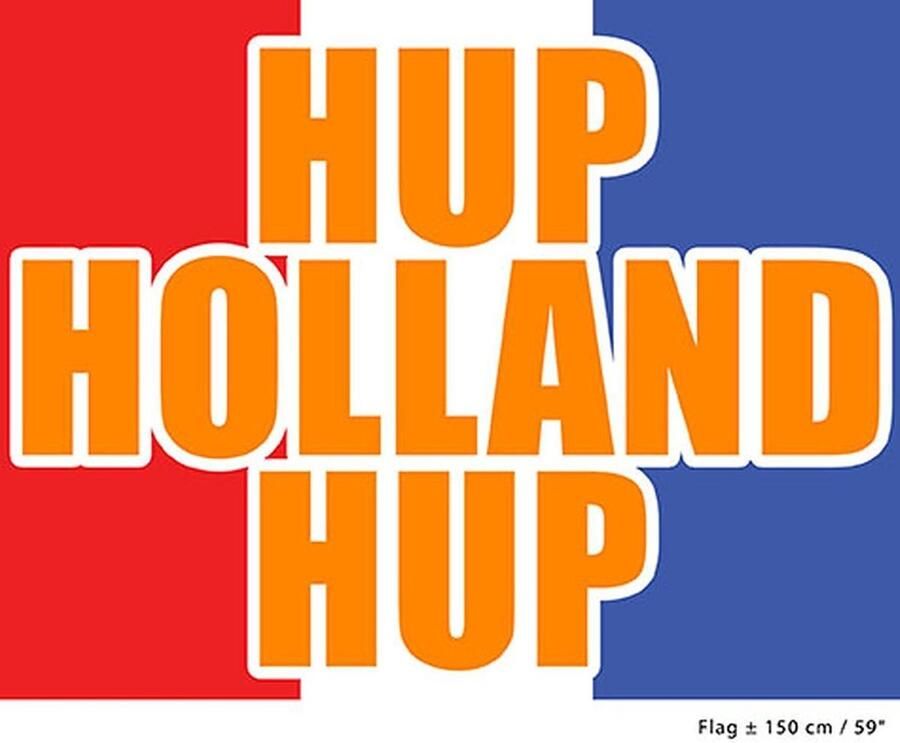 Feestwaren Vlag Hup Holland Hup 100 x 70 cm Nederlands Elftal Voetbal EK WK Verjaardag