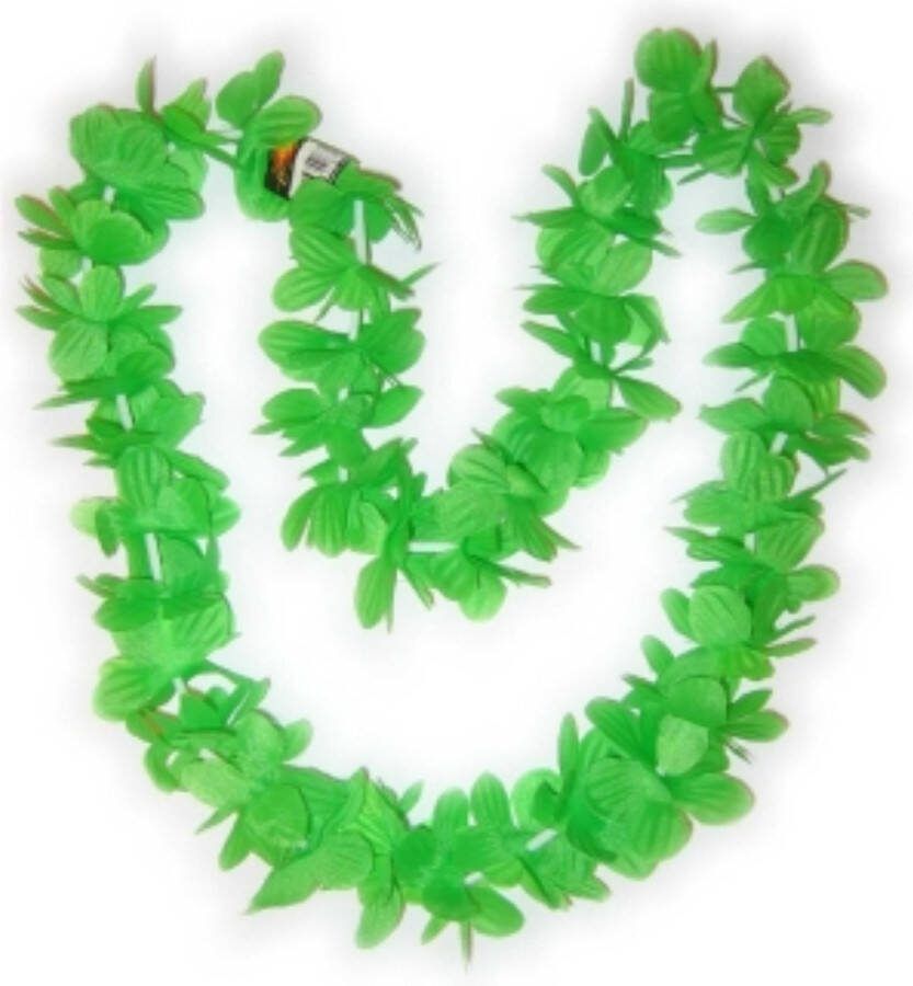 Feestwaren Groene Hawaii Krans Slinger Bloemenslinger Bloemenkrans Toppers Hawaii Carnaval Geslaagd Voetbal