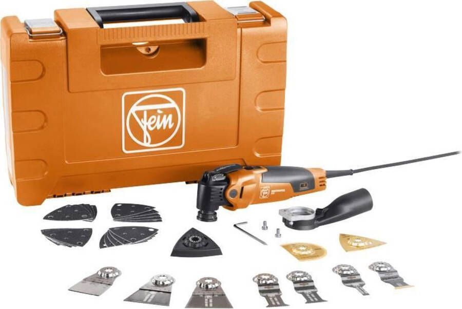 Fein MM500 Multimaster Plus Top Multitool + 32 delige accessoireset in koffer 350W