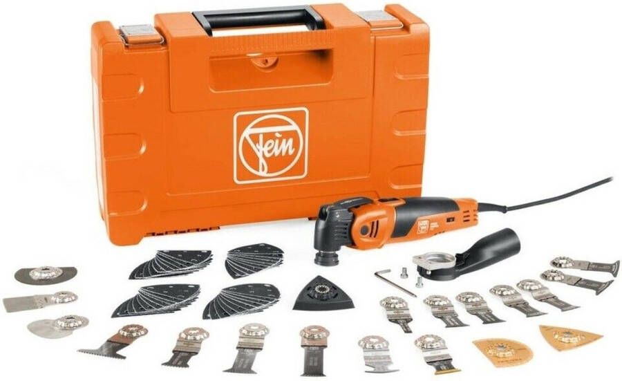 Fein MM700 Multimaster Max Top Multitool + 60 delige accessoireset in koffer 450W