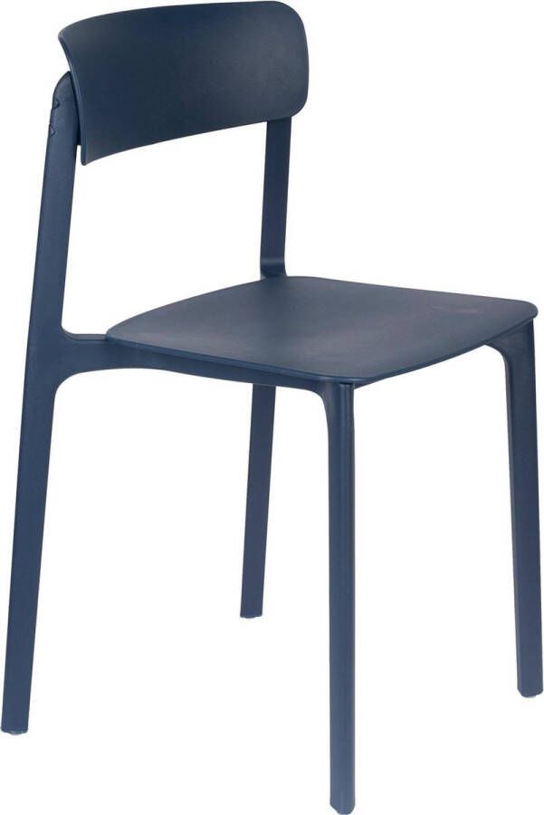 Housecraft Living Housecraft Clive Eetkamerstoelen Donker Blauw Set van 4