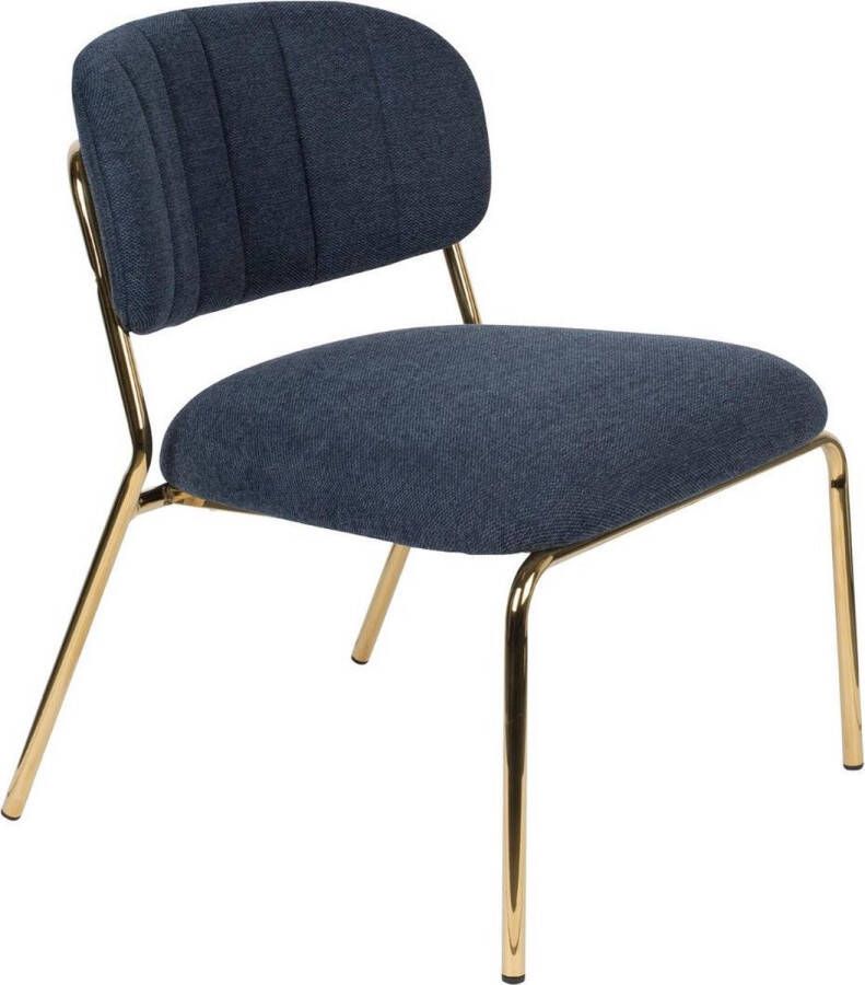 Feliz Lifestyle Jolien Fauteuil Donkerblauw Set van 2