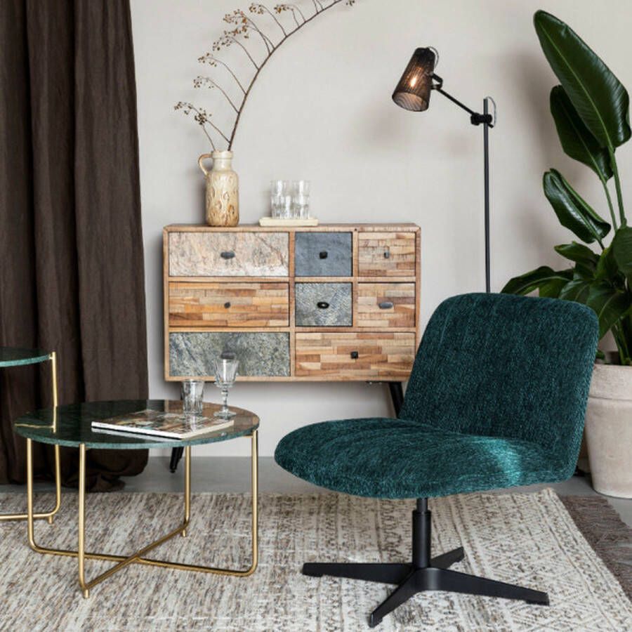 AnLi Style Lounge Chair Belmond Rib Green