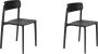 Housecraft Living Housecraft Clive Eetkamerstoelen Zwart Set van 4 - Thumbnail 2