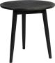 Housecraft Living Housecraft Fabio Bijzettafel Rond Hout 50x50 cm Zwart - Thumbnail 1
