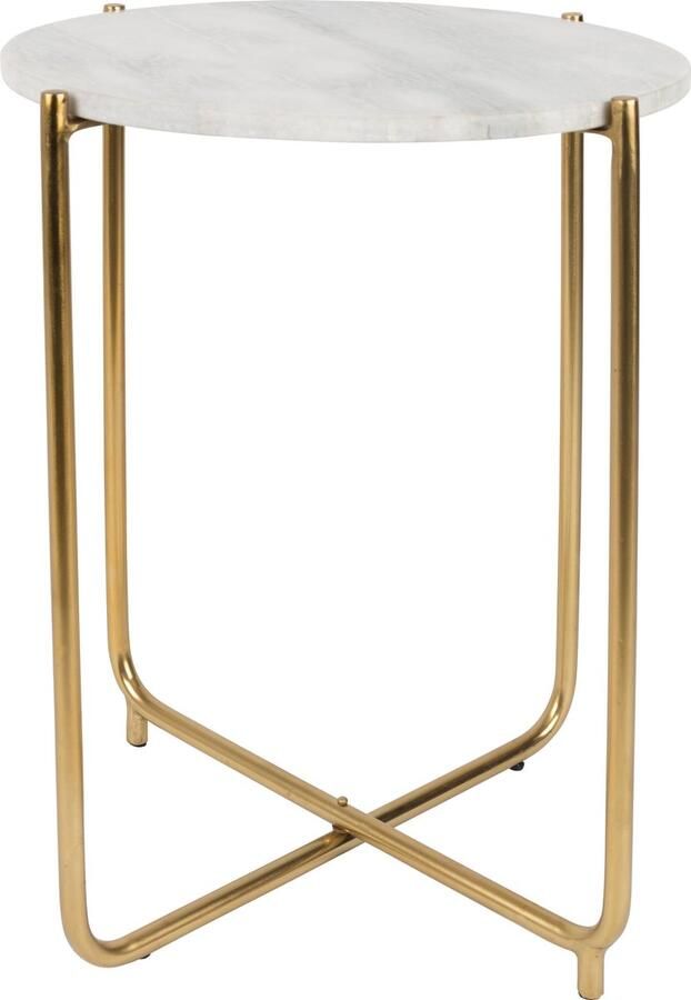 White Label Living | White Label Living | Bijzettafel Timpa Marble White | Woonkamertafels | Bijzettafel | Woonkamertafels | Bijzettafel
