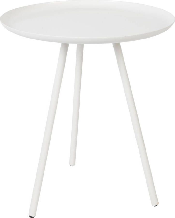 White label living Vestbjerg SIDE TABLE FROST WHITE wit