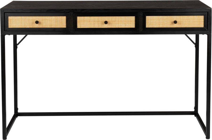 Housecraft Living Housecraft Guuji Consoletafel Wandtafel Hout 120x40 Zwart