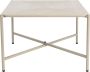 Housecraft Living Housecraft Marcio Salontafel Vierkant Hout Metaal 40x40 cm Beige - Thumbnail 1