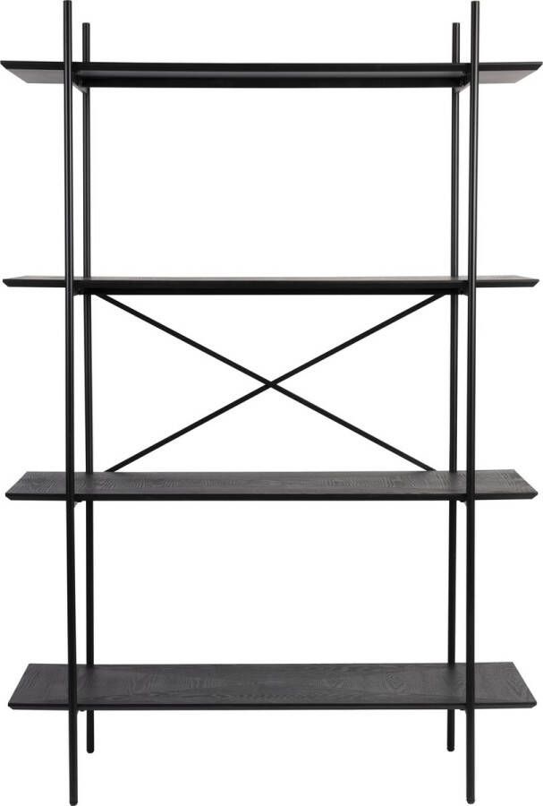 White Label Living | White Label Living | Wandkast Kast Marcio Black | Woonkamer kasten | Kast | Woonkamer kasten | Kast