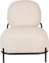 AnLi Style Lounge Chair Polly Teddy Ivory - Thumbnail 1