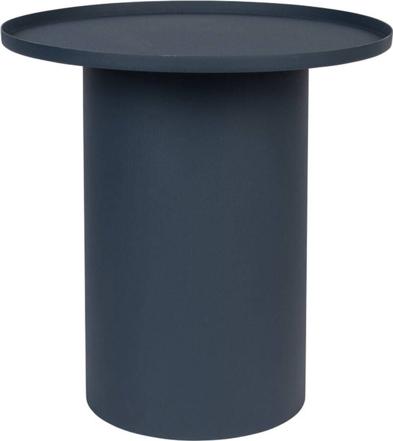 Housecraft Living Housecraft Sverre Bijzettafel Rond Metaal 45 5x45 5 cm Blauw