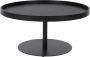 Housecraft Living Housecraft Yuri Bijzettafel Rond Hout 70x70 cm (L) Zwart - Thumbnail 1